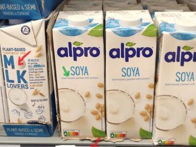 Mlijeko i mliječni proizvodi označeni u trgovinama