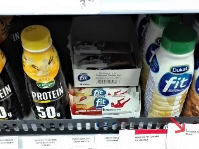 Mlijeko i mliječni proizvodi označeni u trgovinama