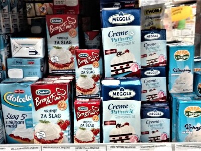 Mlijeko i mliječni proizvodi označeni u trgovinama