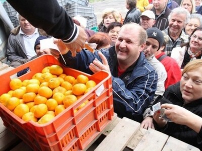 Samo za nekoliko sati planulo više od 20 tona neretvanskih mandarina 2014.
