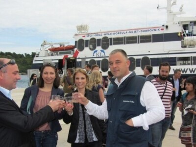 Sdesna druga po redu Marta Sršen Stražičić, ravnateljica NP Mljet