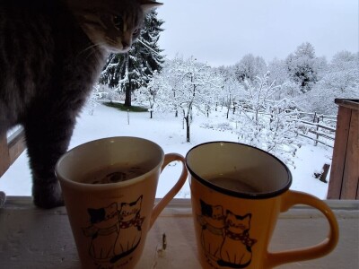 Na Žumberku se kuha snijeg