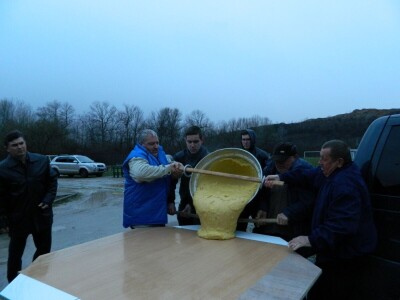 Napravio najveći kačamak u Srbiji