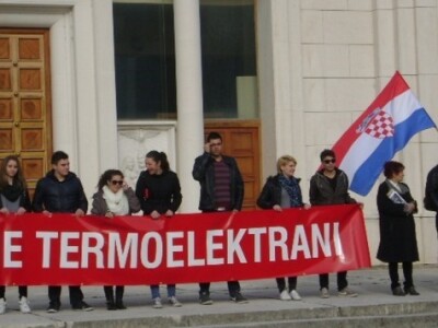 Prosvjed Ne izgradnji TE Ploče! Prosvjed Ne izgradnji TE Ploče!