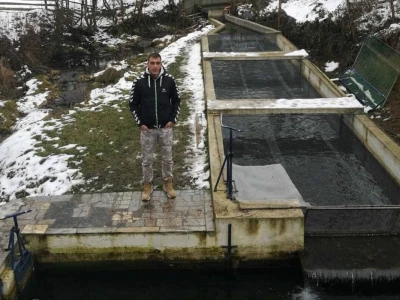 Nenad Todorović iz Potpeća kod Užica uzgaja pastrmku na Petnici
