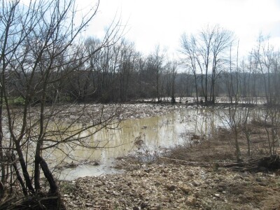 Njive pod vodom u priobalju Jasenice