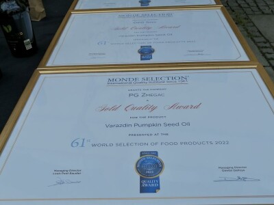 Novi međunarodni uspjeh proizvođača Varaždinskog bučinog ulja