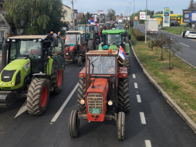 Protest poljoprivrednika, novembar 2023.