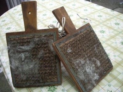 Obrada ovčje vune - gargaše za vlačenje