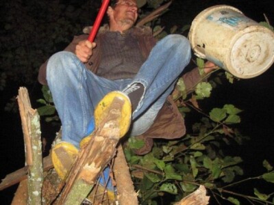 Obrana od divljih svinja - udaranje u kante