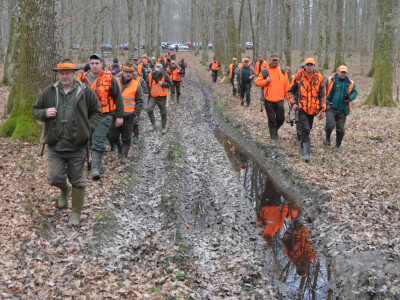 Odlazak lovaca na štandove gdje su čekali divljač