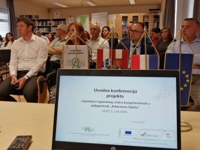 Održana uvodna konferencija projekta „Uspostava regionalnog centra kompetentnosti u poljoprivredi „Arboretum Opeka“