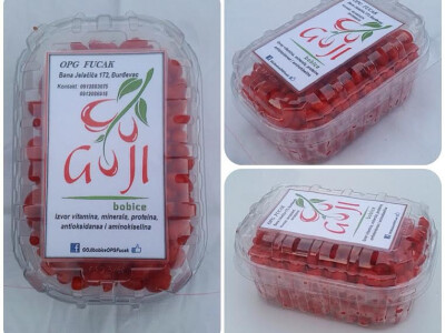 Goji bobice lijepo pakirane i spremne da ih ponesete