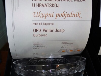 OPG Pintar Josip iz Đurđevca šampion, dodijeljena i zaslužena priznanja!