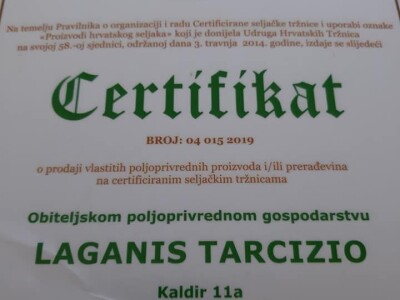 OPG Tarcizio Laganis – Čižo