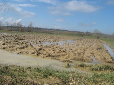 Voda ostala na oranicama