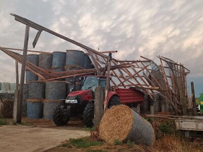 Orkanski vjetar odnio krv farme muznih krava Dišinac