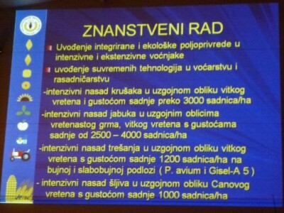 O novim sortama u proizvodnom programu Poljoprivrednog instituta Osijek govorio je Krunoslav Dugalić, dipl.ing.