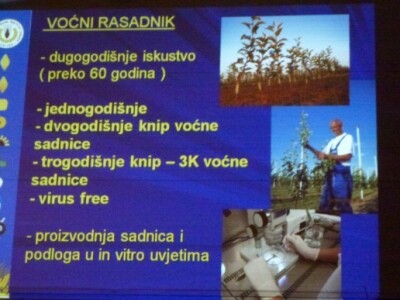 O novim sortama u proizvodnom programu Poljoprivrednog instituta Osijek govorio je Krunoslav Dugalić, dipl.ing.