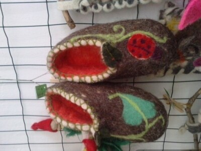 Papuče izrađene od ovčje vune