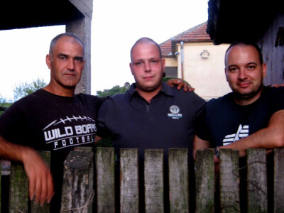 Paskal sa svojim priajteljima iz Šumadije foto Biljana Nenkovic