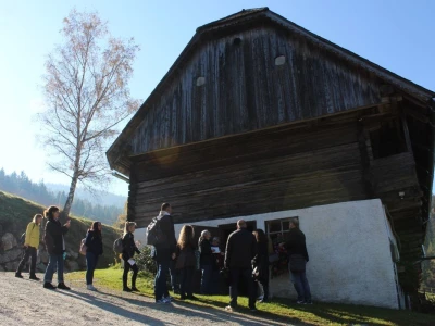 Pašnjaci i šume farme Bauernhof Leitner iznad 1000m/nv