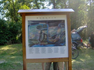 Karta Bukevja i pripadajućih zaselaka