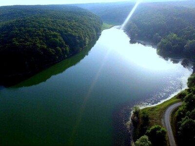Plodna polja Zlatne doline snimljena dronom