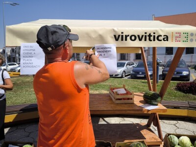 Podjela povrća u Virovitici