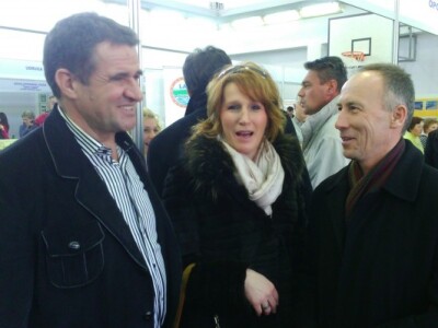 Mato Brlošić, predsjednik HPK (na slici desno)