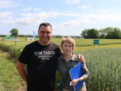 Pokus ozime pšenice na parcelama Alena Šopara