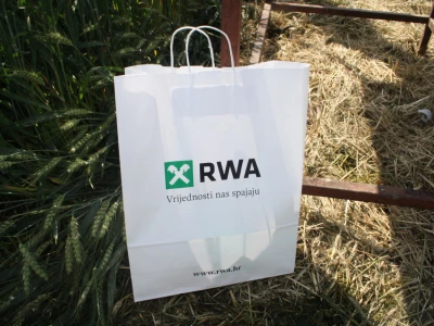 Pokus RWA pšenica na polju tvrtke Artos