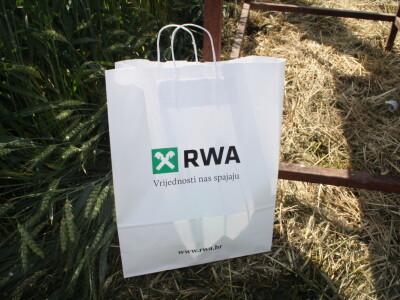 Pokus RWA pšenica na polju tvrtke Artos