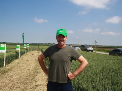 Pokus RWA pšenica na polju tvrtke Artos