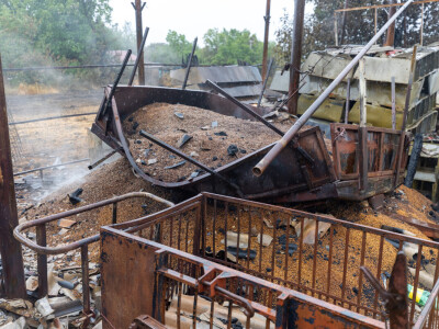 Požar na imanju porodice Jovanović u selu Cerovac