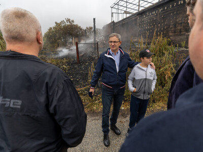 Požar na imanju porodice Jovanović u selu Cerovac
