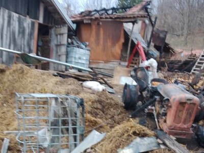 Požar na imanju Saše Miletića u Sokobanji