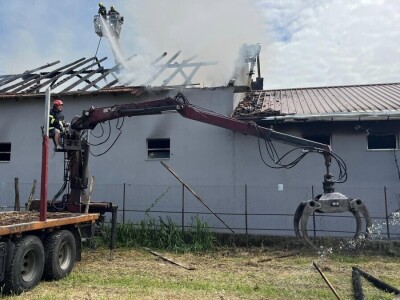 Požar na obiteljskoj farmi krava u Kamešnici Požar na obiteljskoj farmi krava u Kamešnici