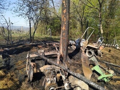 Požar na salašu Nevena Božute