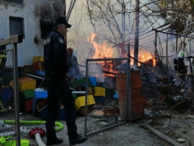 Požar na salašu Nevena Božute