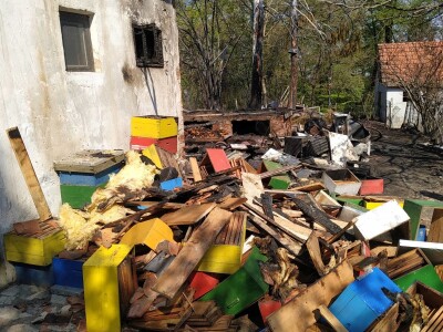 Požar na salašu Nevena Božute