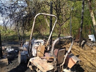 Požar na salašu Nevena Božute