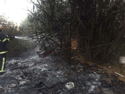 Požar strnjaka kod Osijeka