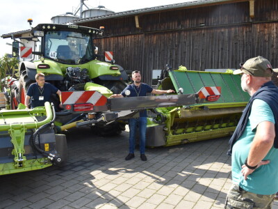 Prezentacija Claas-ovih strojeva u Bad Saulgau, Njemačka