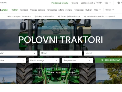 E-farm - kupovina polovne mehanizacije