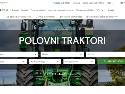 E-farm - kupovina polovne mehanizacije