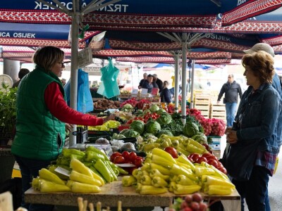 Proljece na osječkoj tržnici