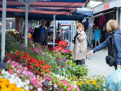 Proljece na osječkoj tržnici
