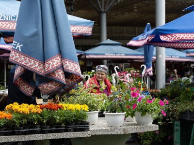 Proljece na osječkoj tržnici