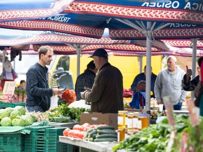 Proljece na osječkoj tržnici